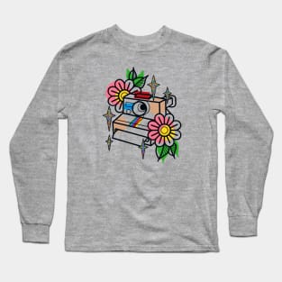 Camera Tattoo Design Long Sleeve T-Shirt